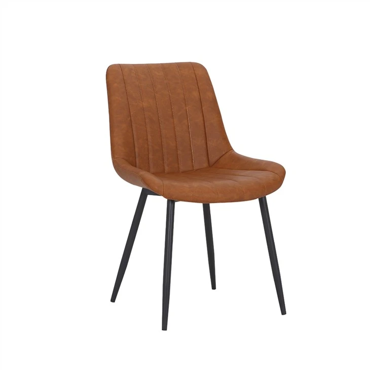 Ergonomikus étkezőszék vintage bőrrel