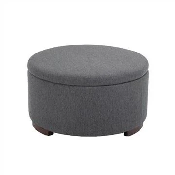 Comfort kerek oszmán szürke szövet