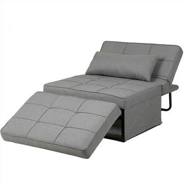 Partner vászon kárpitozott, tufed Futon kanapéágy