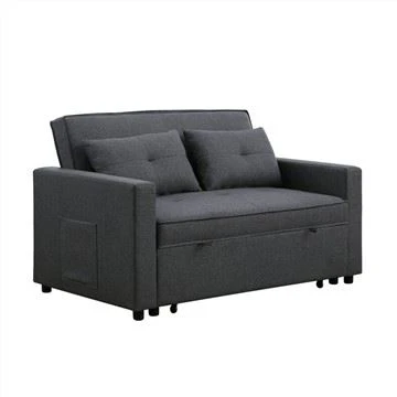 Partner vászon kárpitozott, tufed Futon kanapéágy